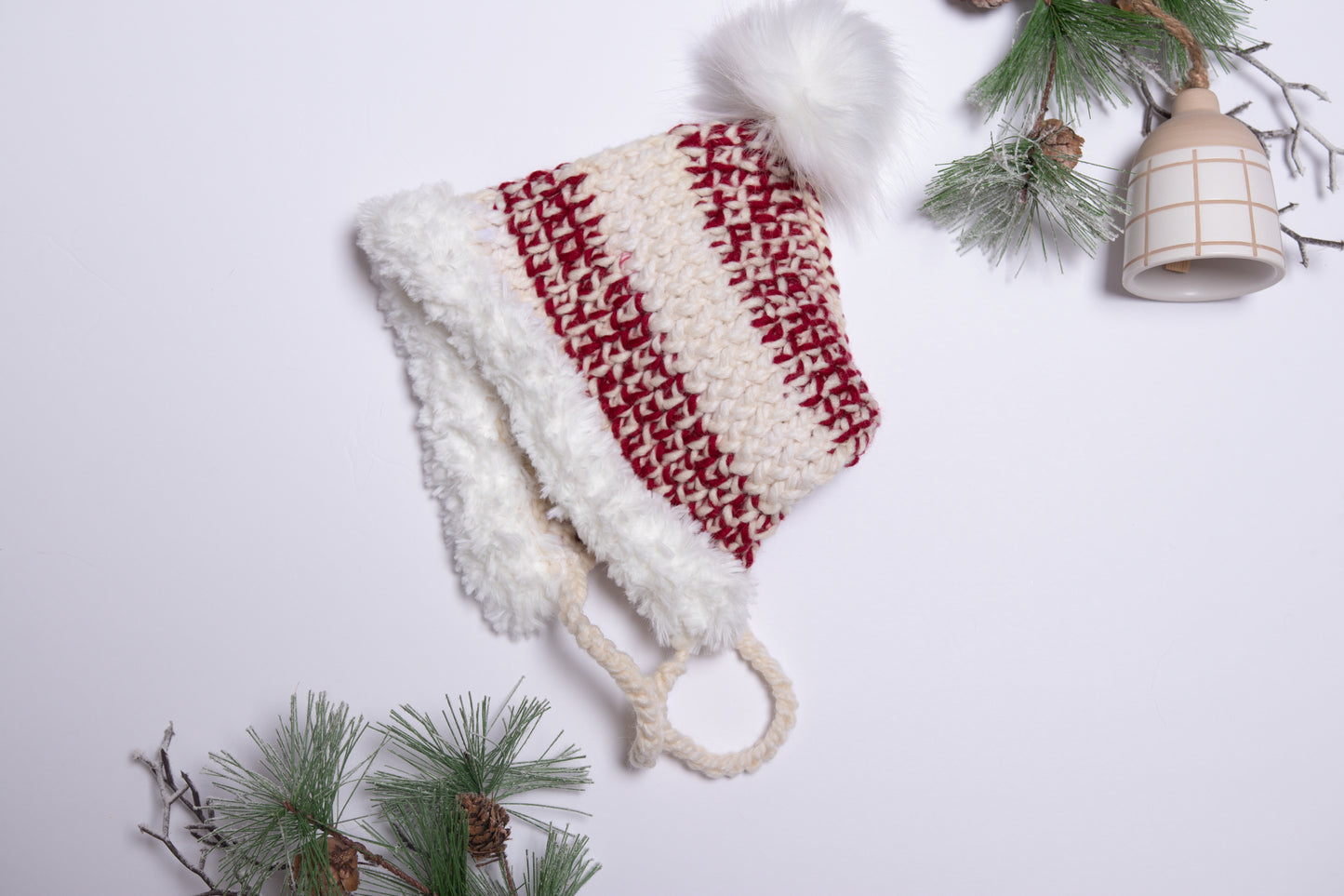 Peppermint Stick - Snug Winter Bonnet [CHRISTMAS COLLECTION]